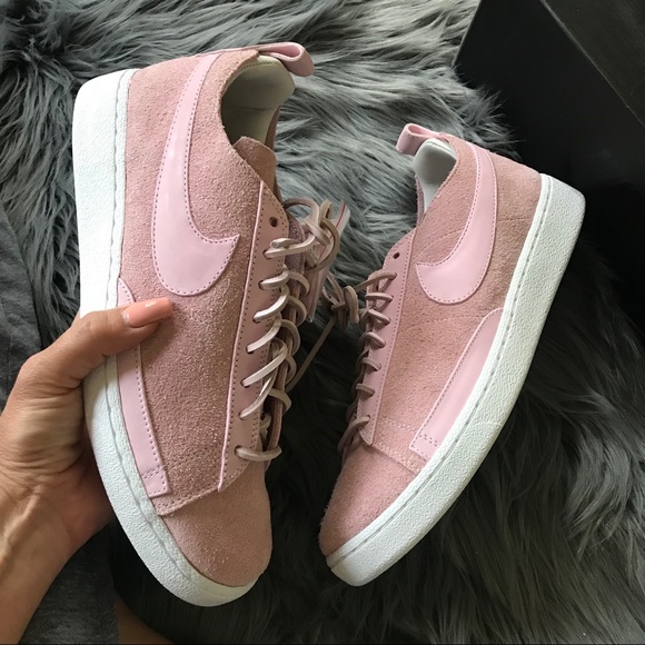 NWB 🎁 NIKE MENS • BLAZER LOW • PRISM PINK SZ 11.5 - Picture 2 of 8